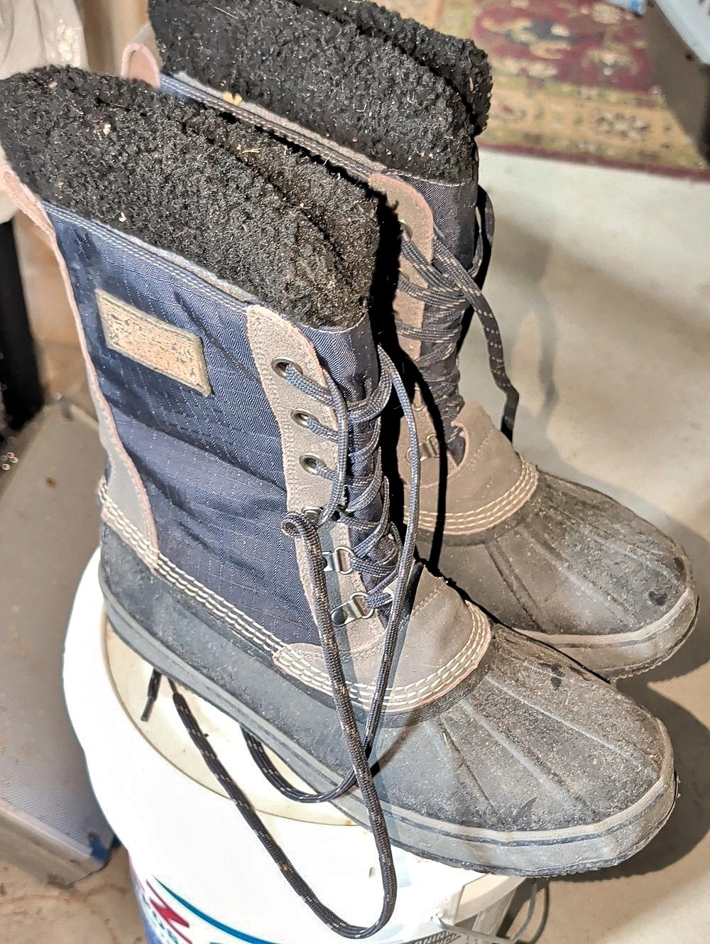 Like New. Llbean Winter Boots My Son Wore Twice Before Moving To Tx